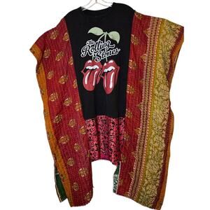 Rolling Stones Kantha Upcycle Dress One-Size fits S-3X